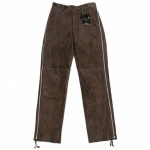 Jean Paul Gaultier Homme Suede Leather Pants